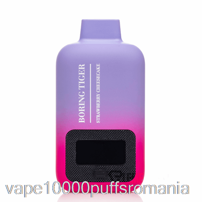 Vape Romania Luffbar Boring Tiger 25000 Cheesecake Cu Capsuni De Unica Folosinta